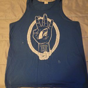 Macklemore and Ryan Lewis blue tank top size xl band tee
